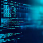 Programming code abstract technology background of software developer and  Computer script